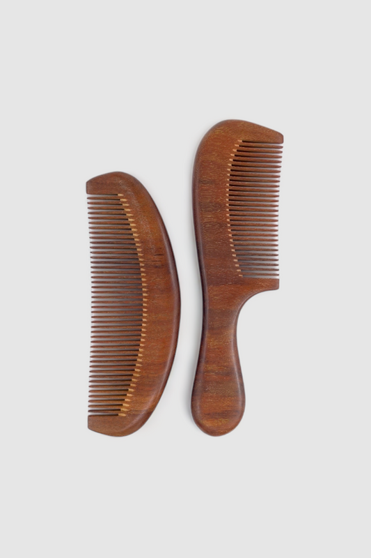 vintage wooden comb